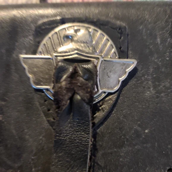 HOST PICK 🎉🎊Handmade genuine leather motorcycle themed cross body small bag - Picture 3 of 6